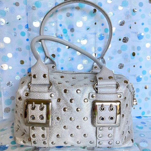KATHY VAN ZEELAND Handbags - KATHY VAN ZEELAND SATCHEL IN SILVER NWOT